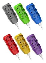 Extensao 3m 2P+T Compacta Sortida Cabo PP 10a 250v Extensao 3m 2P+T Compacta Sortida Cabo PP 10a 250v