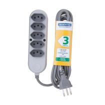 Extensao 5 Tom. 2P+T 10A/250V 3M