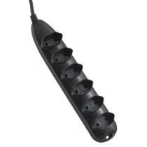 Extensão 6 tomadas 2 pinos 10a 250v 1,5m - alfacell preto Extensão 6 tomadas 2 pinos 10a 250v 1,5m - alfacell preto