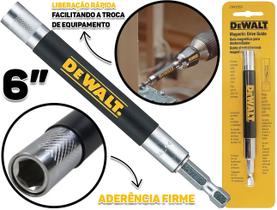 Extensão Adaptador Magnético Para Brocas Parafusadeira Com Guia Profissional Dewalt Extensão Adaptador Magnético Para Brocas Parafusadeira Com Guia Profissional Dewalt