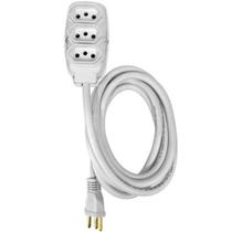 Extensão Bipolar 2Pólos+Terra Cabo PP 5m 171001 Ilumi