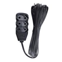 Extensão Bipolar Slim 5 Metros Preto Force Line Extensão Bipolar Slim 5 Metros Preto Force Line