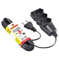 Extensão Cabo 10A 3 Metros Preta 250V 98 Megatron