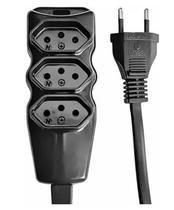 Extensão Cabo Pp Plano 3x0,75x3,0m - Pr Extensão Cabo Pp Plano 3x0,75x3,0m - Pr