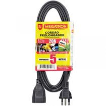 Extensão Cabo Prolongador Pp 3X2.50Mm 5 Metros 414 - 20A Megatron