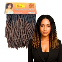 Extensão Cacheada Orgânica Nina 360g Softex Pacotão Crochet Braids