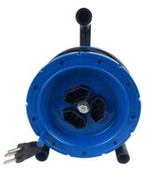 Extensão Carretel Tripolar 10a 110v 220v Bivolt Azul