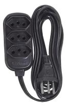 Extensão Connect 3T - 2PT - 10M - Preta Fiolux