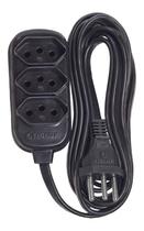 Extensão Connect Hard 10A 2PT 5M-Preta Fiolux