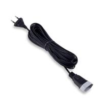 Extensão Cordão Prolongador 10A 10M Bivolt Preto - Force Line