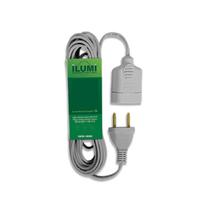 Extensão Cordão Prolongador 2P 10A Cinza 3 Mts 16816 ILUMI