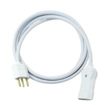 Extensão Cordão Prolongador 2x1,5 3 pinos 10a/20a 1 M Branca
