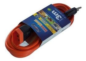 Extensão Cordão Prolongador Laranja 3m 20a Daneva 3 Pinos