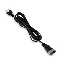 Extensão Cordão Prolongador Tripolar 10A 3M Bivolt Preto - Force Line Extensão Cordão Prolongador Tripolar 10A 3M Bivolt Preto - Force Line