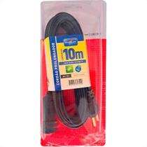 Extensao Daneva Cordao Prolongador Paralelo 2 Polos 0,75Mm Preto - 10M - 1314 Extensao Daneva Cordao Prolongador Paralelo 2 Polos 0,75Mm Preto - 10M - 1314