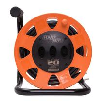 Extensão Daneva Maxi Pro Cabo PP 2,0 x 2,50mm 20m Laranja 3 Tomadas