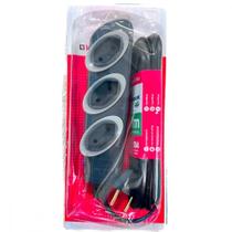 Extensao Daneva No Shock 3 Tomadas 45º Pp 2 Polos 0,75Mm Grafite - 3M - 1717 Extensao Daneva No Shock 3 Tomadas 45º Pp 2 Polos 0,75Mm Grafite - 3M - 1717