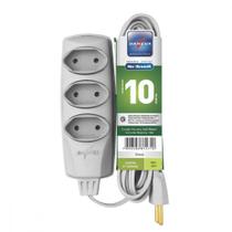 Extensao Daneva Noshock Paralelo 0,75 Cinza 10A 10M Dn1471