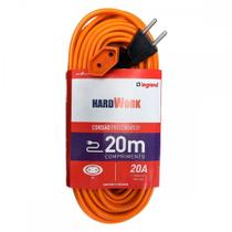 Extensao Daneva Pp Hard Work 2 Polos 20A. 2,5Mm Laranja - 20M Extensao Daneva Pp Hard Work 2 Polos 20A. 2,5Mm Laranja - 20M