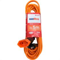 Extensao Daneva Pp Hard Work 2 Polos 20A. 2,5Mm Laranja - 5M Extensao Daneva Pp Hard Work 2 Polos 20A. 2,5Mm Laranja - 5M