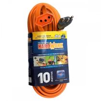 Extensao Daneva Pp Hard Work 2 Polos + Terra 20A. 2,5Mm Laranja - 10M