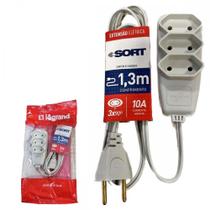 Extensao Daneva Sort 2 Polos Paralela 0,75Mm Gelo - 1,3M - 1911