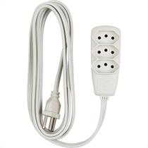 Extensao Daneva Tripla Sort 2 Polos+Terra Pp Branca 10M Saco Dn1913 Extensao Daneva Tripla Sort 2 Polos+Terra Pp Branca 10M Saco Dn1913