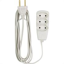 Extensao Daneva Tripla Sort Paralelo Branca 1,3M 10A Saco Dn1911 Extensao Daneva Tripla Sort Paralelo Branca 1,3M 10A Saco Dn1911