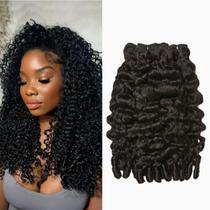 Extensão de Cabelo ASHINE Burmese Cacheado 66-76 cm 3 Pacotes Extensão de Cabelo ASHINE Burmese Cacheado 66-76 cm 3 Pacotes