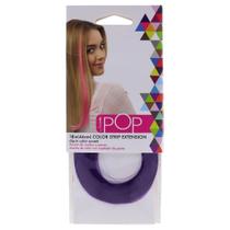 Extensão de cabelo HairDo Pop Color Strip Party Purple 18 polegadas