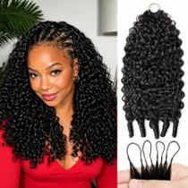 Extensão de Cabelo Hotnessia Burmese Cacheado Crochê de Cabelo Humano Extensão de Cabelo Hotnessia Burmese Cacheado Crochê de Cabelo Humano