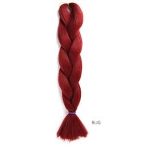 Extensão de cabelo Jumbo Braid Synthetic de 24 polegadas para meninas