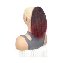 Extensão De Cabelo Sintético Curta De 10 Polegadas Com Clipe, Estilo Yaki Fluffy Para Mulheres