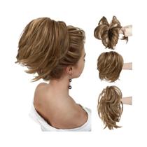 Extensão De Cabelo Sintético Loiro Com Presilha Para Rabo De Cavalo, Aplique De Cabelo Para Uso