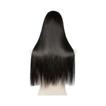 Extensão De Cabelo Sintético Longa E Lisa Em U Com Clipe, 16, 20, 24 Polegadas, Acessório De Cabelo