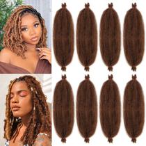 Extensão de cabelo XTREND Afro Twist Braiding, 16 polegadas e 8 pacotes