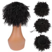 Extensão de cabelo YIBANG Afro Puff Ponytail Synthetic 115g