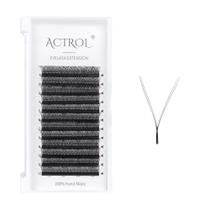 Extensão de cílios ACTROL YY Black D Curl 0,07 mm 12 mm Cílios Extensão de cílios ACTROL YY Black D Curl 0,07 mm 12 mm Cílios