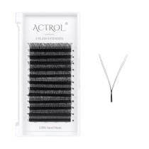 Extensão de cílios ACTROL YY Black D Curl 0,07 mm 15 mm Cílios Extensão de cílios ACTROL YY Black D Curl 0,07 mm 15 mm Cílios