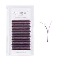 Extensão de cílios ACTROL YY Dark Purple C Curl 0,07 mm 8-15 mm