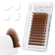 Extensão de cílios ANNAFRIS Classic Brown 0,07 C Curl 8-15mm