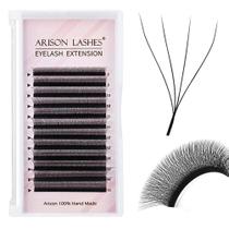 Extensão de cílios ARISON LASHES 4D W Shape Natural Volume Extensão de cílios ARISON LASHES 4D W Shape Natural Volume