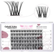 Extensão de cílios Cluster Lashes PRO LASHBEAUTY 72 unidades