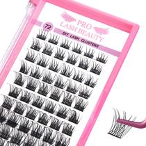 Extensão de cílios Cluster Lashes PRO LASHBEAUTY 72 unidades