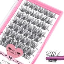 Extensão de Cílios Cluster PRO LASHBEAUTY - 72 Unidades