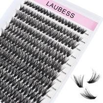 Extensão de cílios LAUBESS Cluster Lashes 240 unidades 40D D Curl