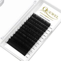 Extensão de cílios QUEWEL 0,03 mm D Curl 13 mm Preto clássico Extensão de cílios QUEWEL 0,03 mm D Curl 13 mm Preto clássico