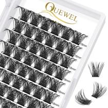 Extensão de cílios QUEWEL Cluster Lashes C/D Curl 8-18mm Extensão de cílios QUEWEL Cluster Lashes C/D Curl 8-18mm