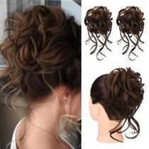 Extensão de coque de cabelo HOOJIH Messy Bun Hair Piece HB010 Dasiy Extensão de coque de cabelo HOOJIH Messy Bun Hair Piece HB010 Dasiy