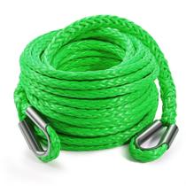 Extensão de corda de guincho DAYDOOR 15 m 10.000 libras verde sintético Extensão de corda de guincho DAYDOOR 15 m 10.000 libras verde sintético